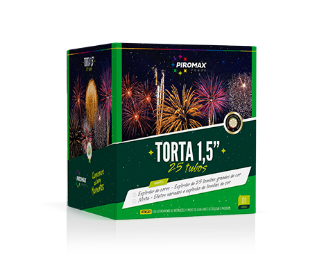 TORTA 38MM – 25 TUBOS