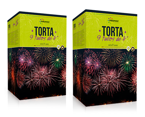 TORTA DE 4″ COM 9 TUBOS