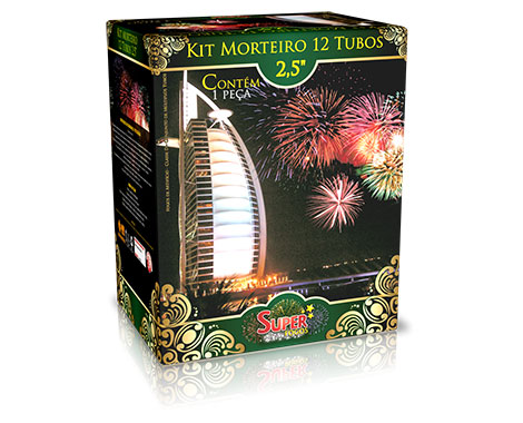 KIT MORTEIRO 2,5″ C/12 TUBOS