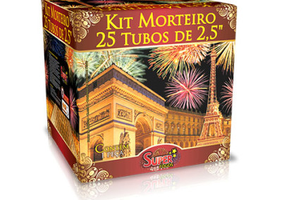 KIT MORTEIRO 2,5″ C/25 TUBOS